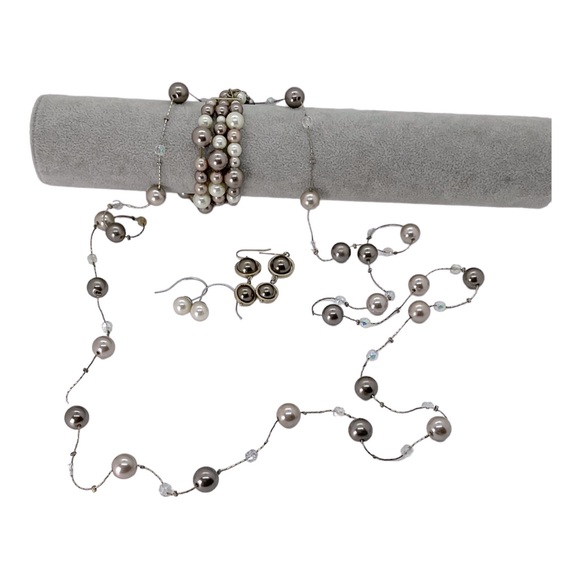 Lia Sophia Caramelo set!  Necklace, bracelet, 2 sets of earrings! - Picture 4 of 7